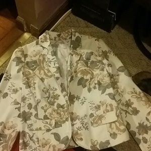 Floral blazer